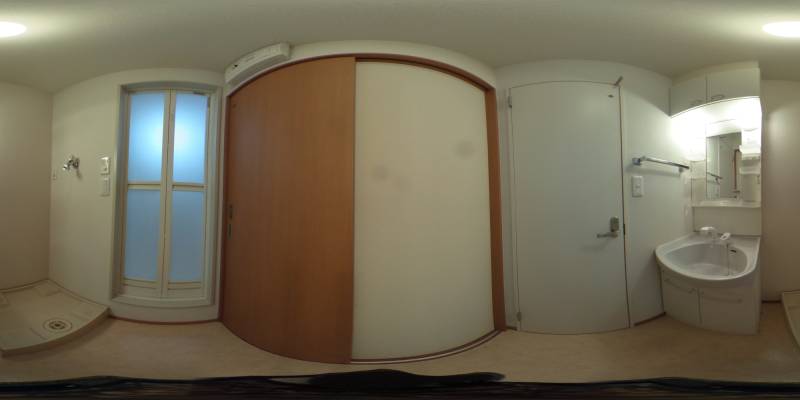 パノラマ画像洗面所