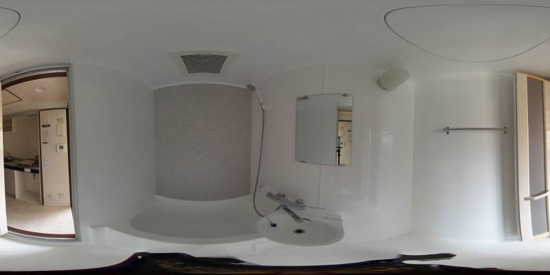 パノラマ画像バスルーム