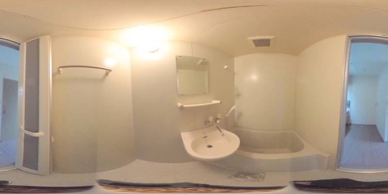 パノラマ画像バスルーム