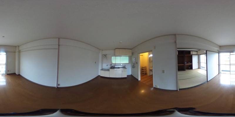 パノラマ画像リビング