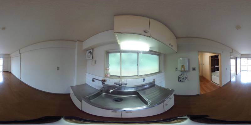 パノラマ画像キッチン