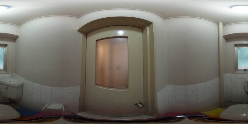 パノラマ画像トイレ