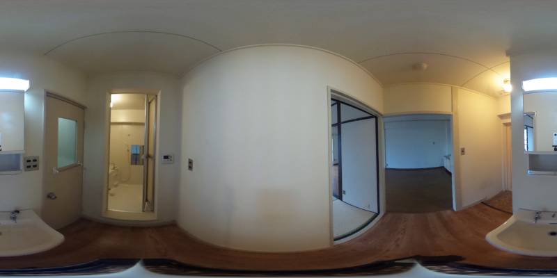 パノラマ画像洗面所