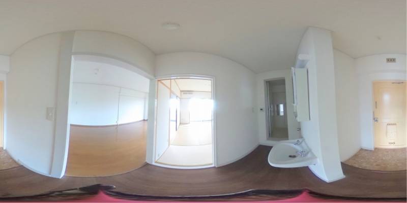 パノラマ画像玄関