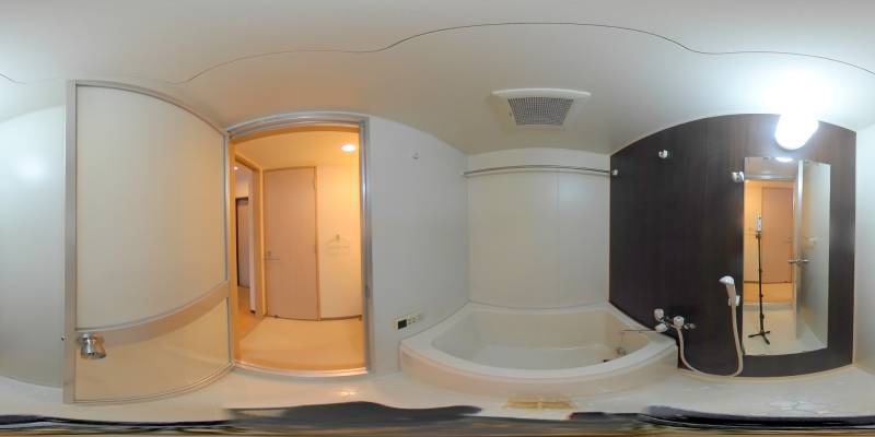 パノラマ画像バスルーム