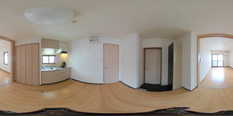 パノラマ画像キッチン