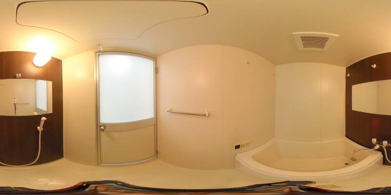 パノラマ画像バスルーム