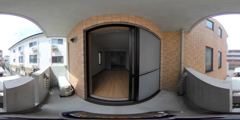 パノラマ画像バルコニー