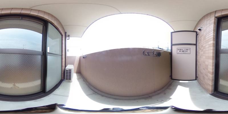 パノラマ画像バルコニー