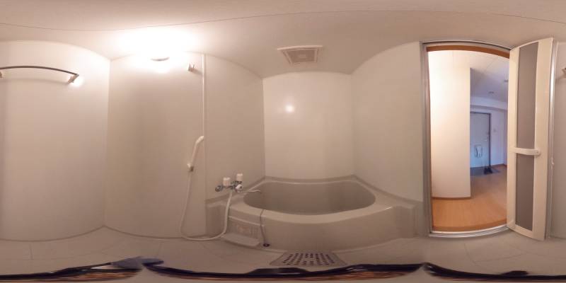 パノラマ画像バスルーム
