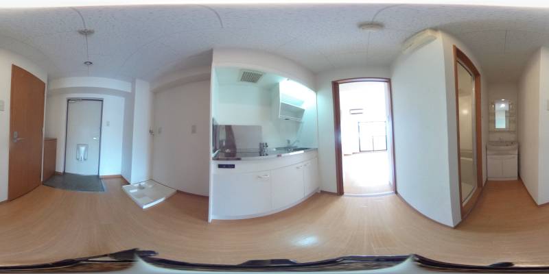 パノラマ画像キッチン