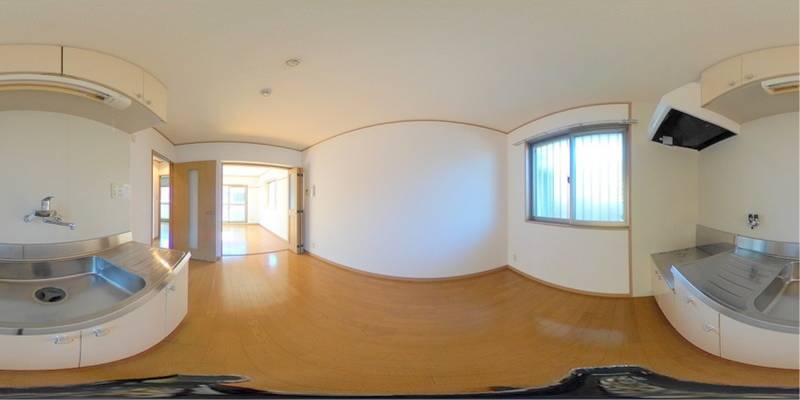 パノラマ画像キッチン