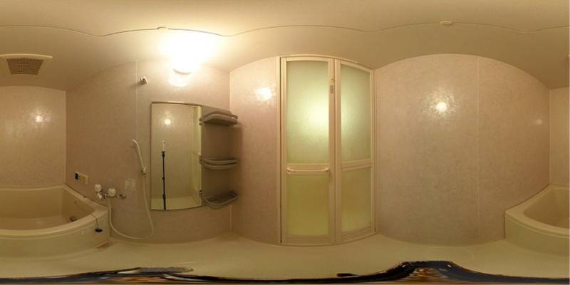 パノラマ画像バスルーム