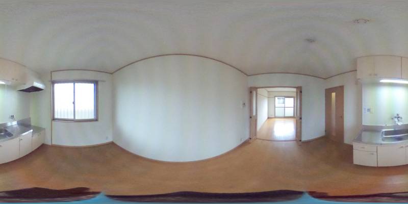 パノラマ画像キッチン