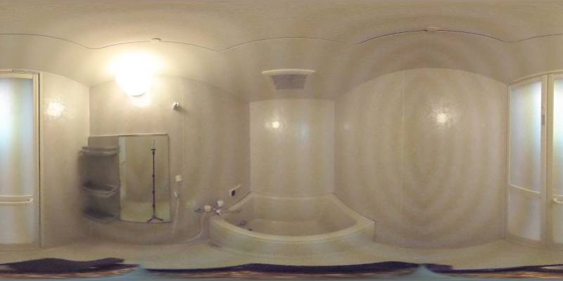 パノラマ画像バスルーム