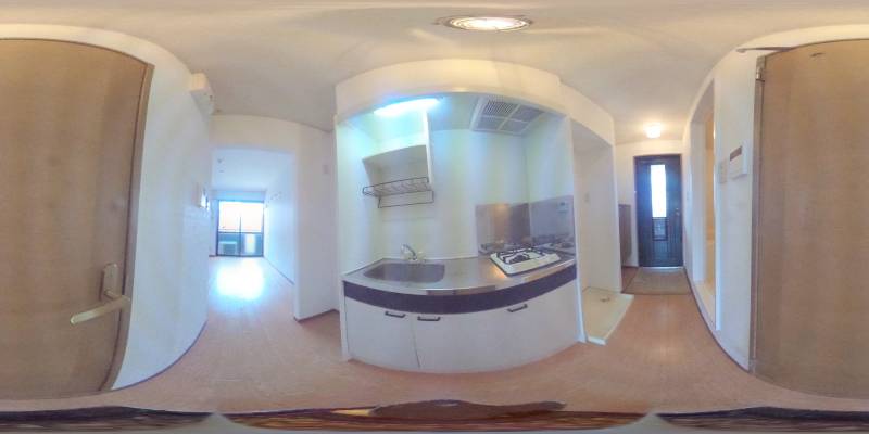 パノラマ画像キッチン