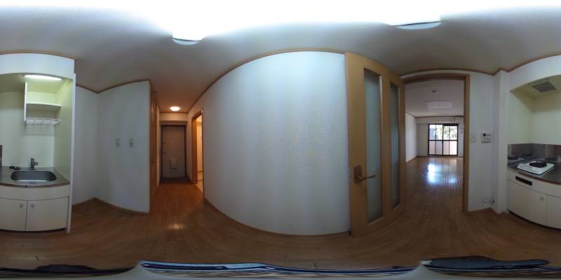 パノラマ画像キッチン