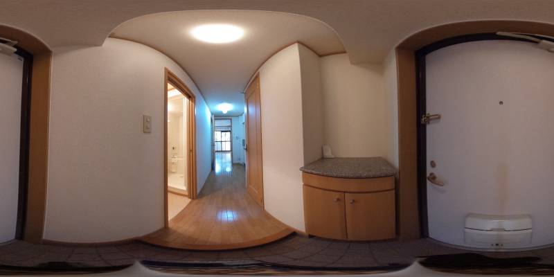 パノラマ画像玄関