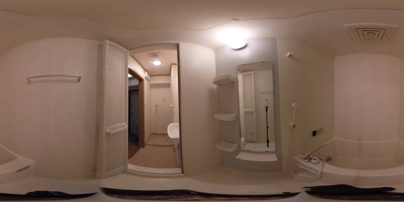 パノラマ画像バスルーム