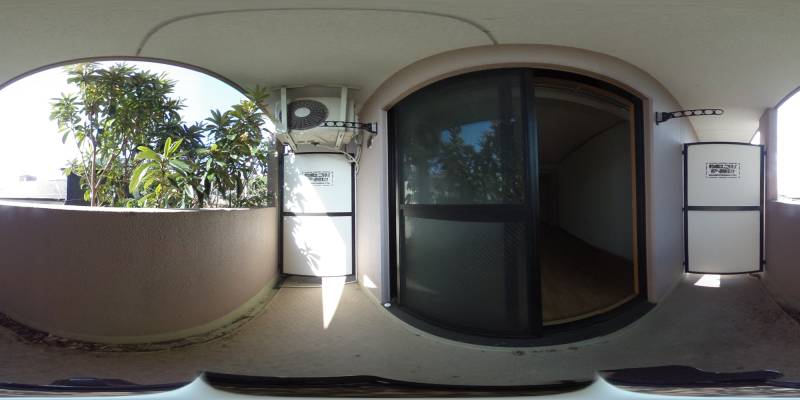 パノラマ画像バルコニー