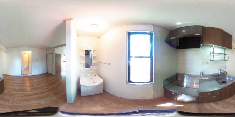 パノラマ画像キッチン