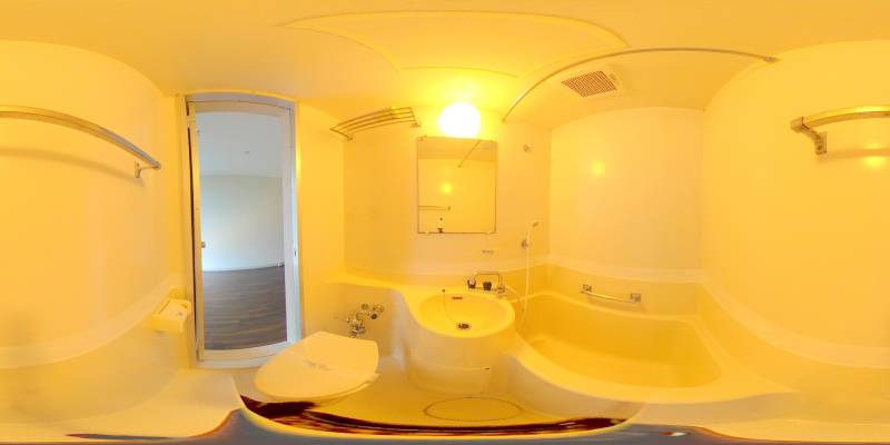 パノラマ画像バスルーム