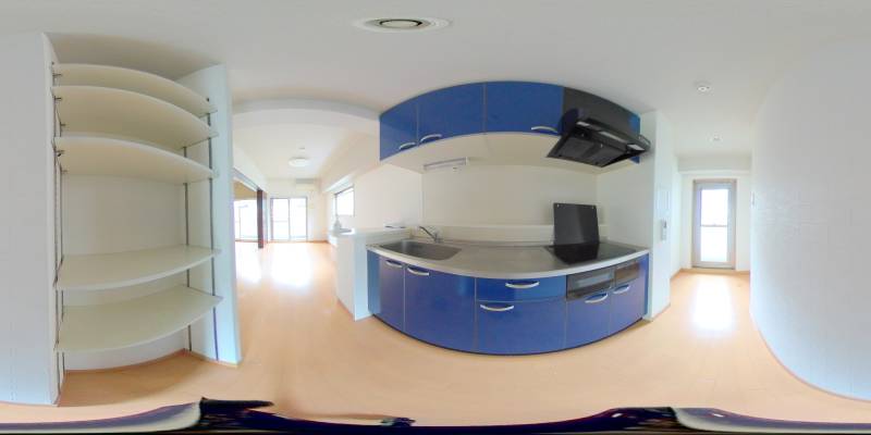 パノラマ画像キッチン