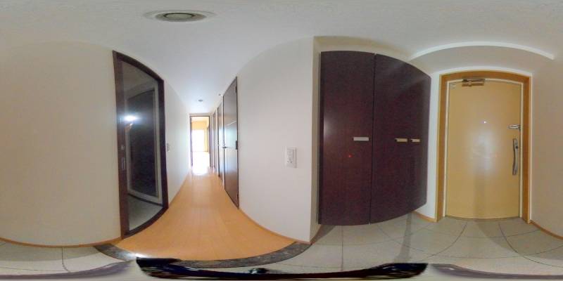 パノラマ画像玄関