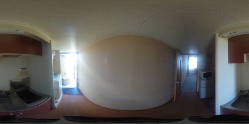 パノラマ画像キッチン