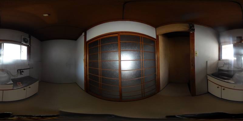 パノラマ画像キッチン