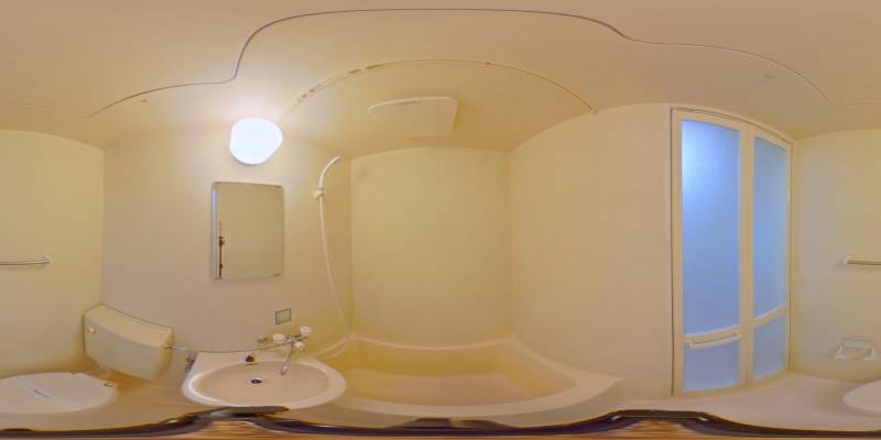 パノラマ画像バスルーム