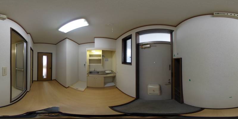 パノラマ画像キッチン