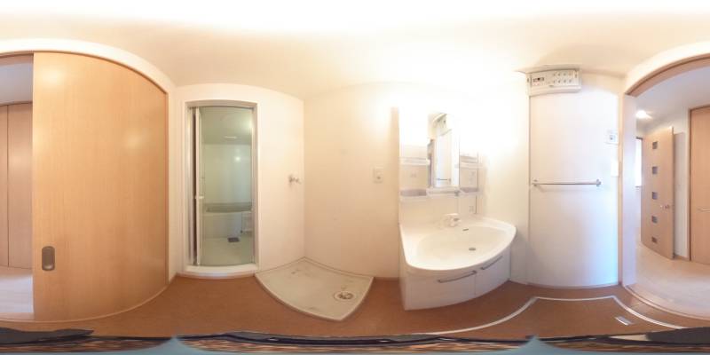 パノラマ画像洗面所