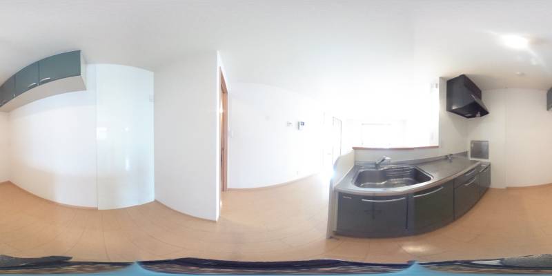 パノラマ画像キッチン