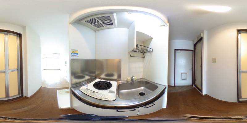 パノラマ画像キッチン