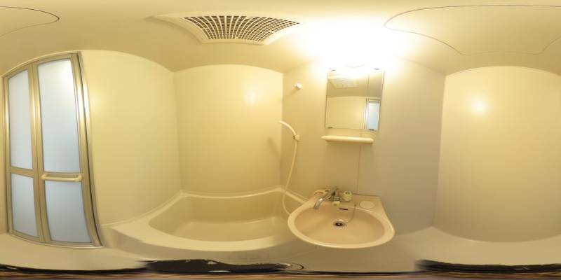 パノラマ画像バスルーム