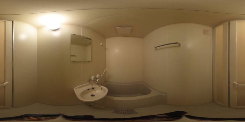 パノラマ画像バスルーム