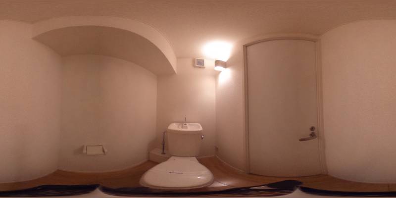 パノラマ画像トイレ