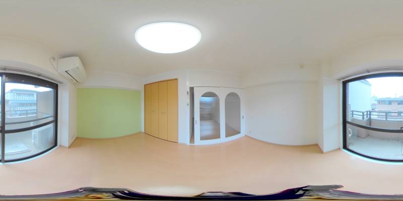 パノラマ画像洋室