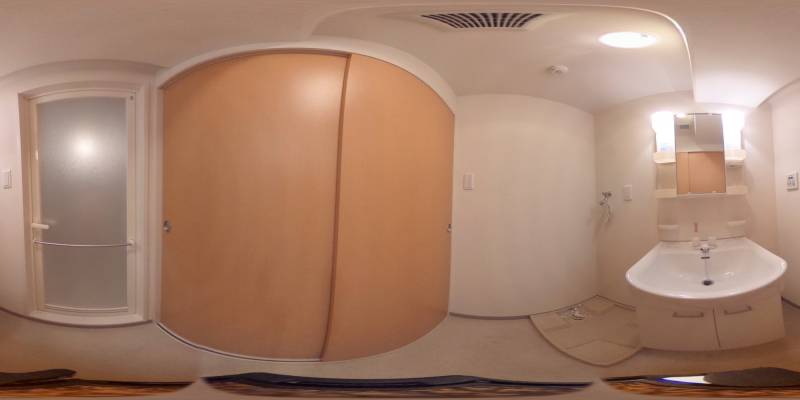 パノラマ画像バスルーム