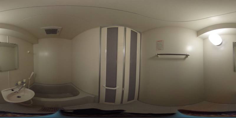 パノラマ画像バスルーム