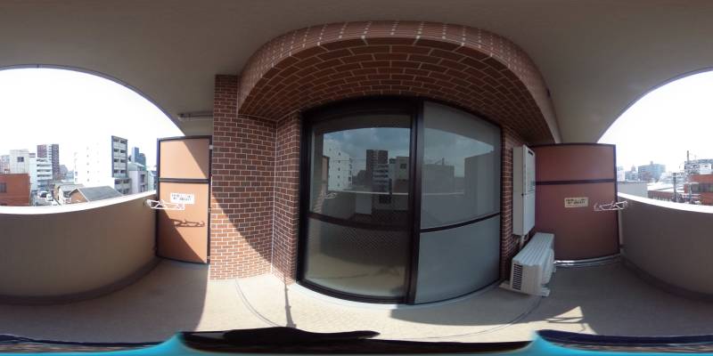 パノラマ画像バルコニー