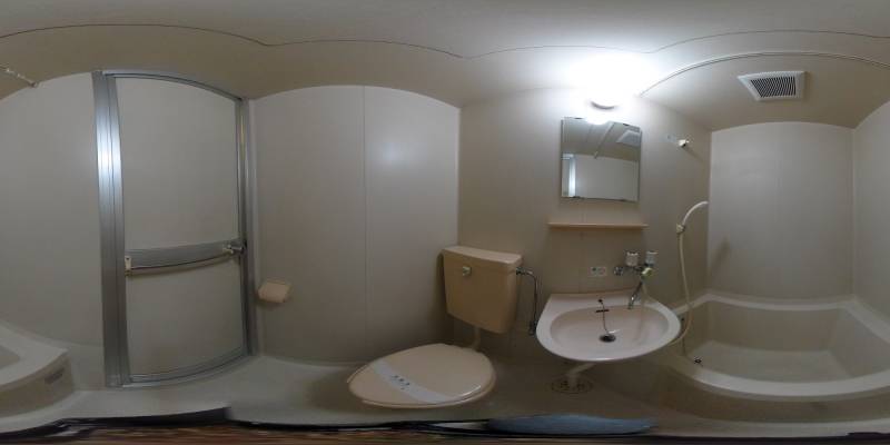 パノラマ画像バスルーム