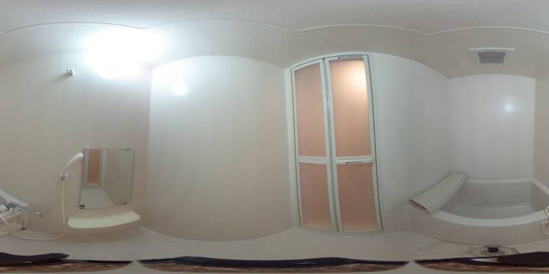 パノラマ画像バスルーム