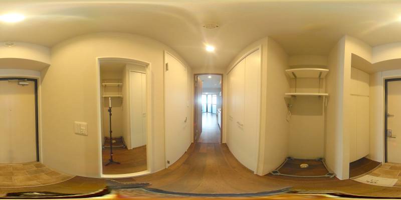 パノラマ画像玄関