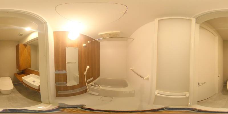 パノラマ画像バスルーム