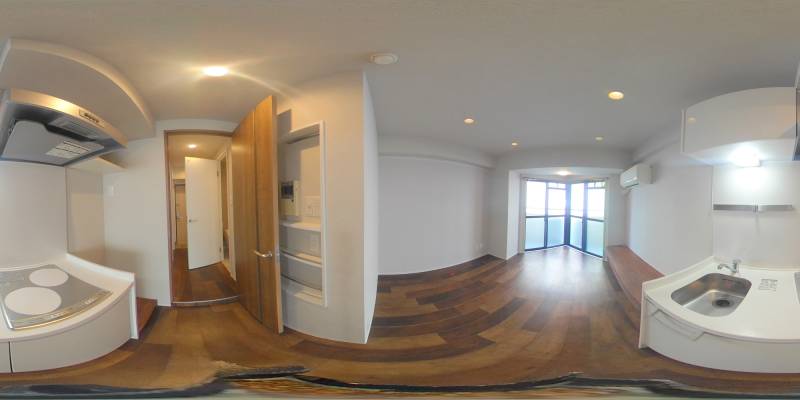 パノラマ画像キッチン