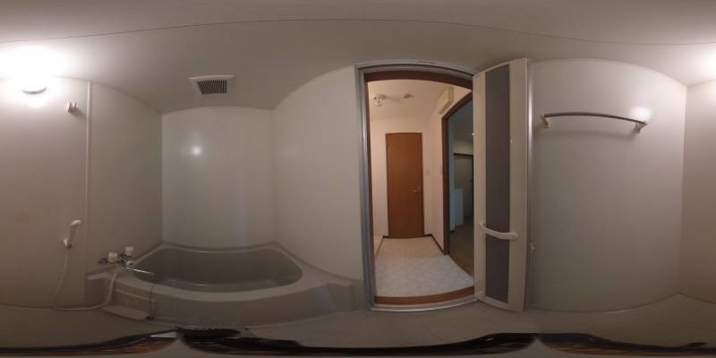 パノラマ画像バスルーム