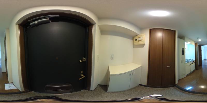 パノラマ画像玄関