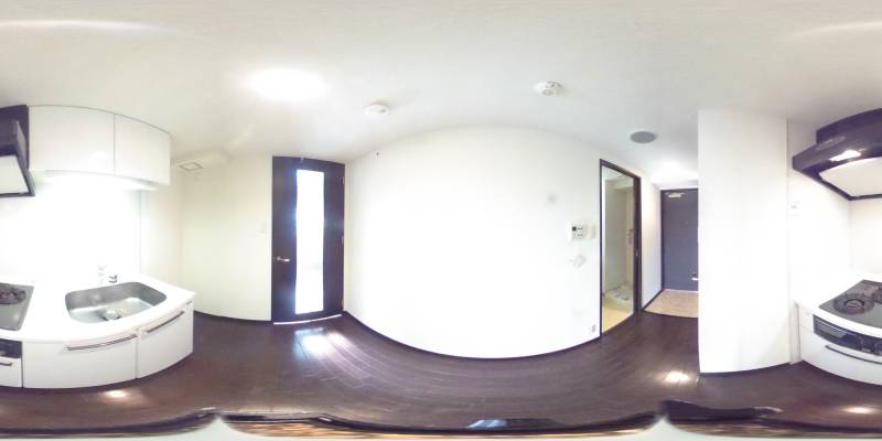 パノラマ画像キッチン